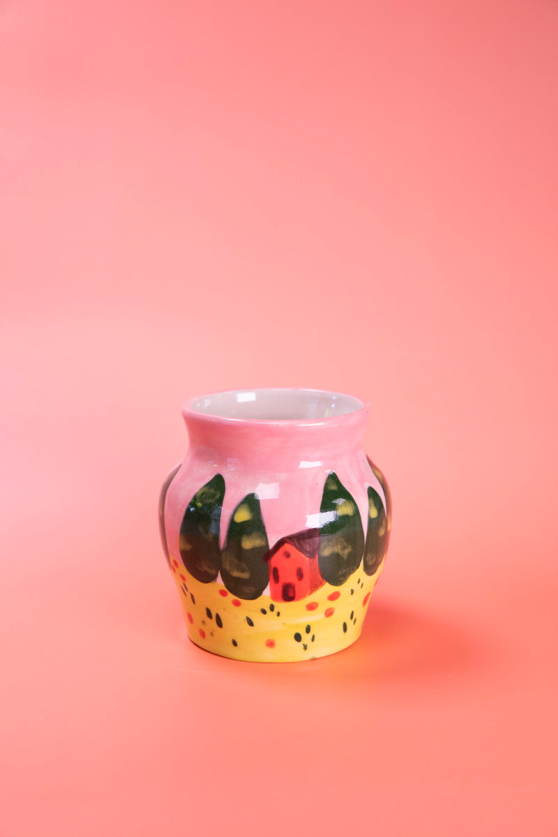 Little House On The Hill Vase