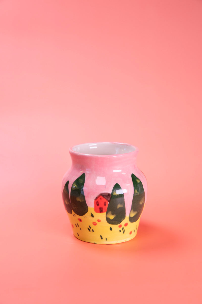 Little House On The Hill Vase