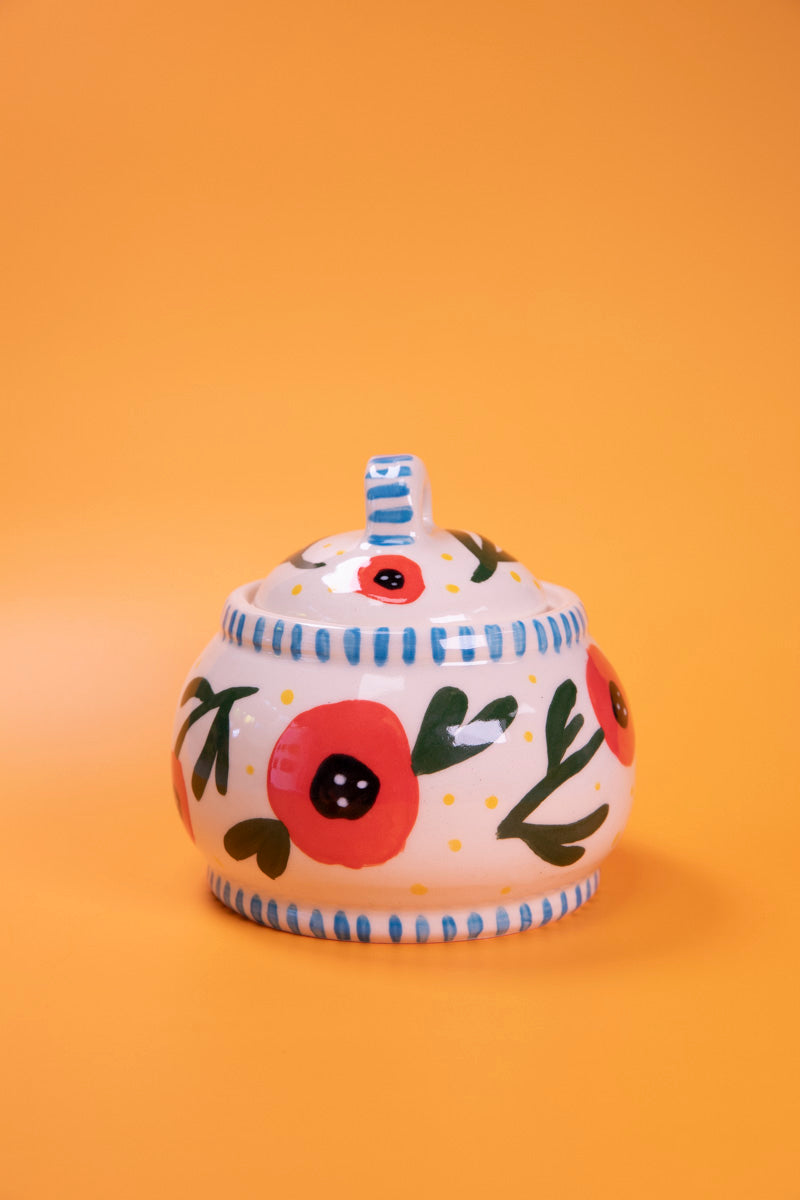 Wheel-Thrown Poppy Jar (Second)