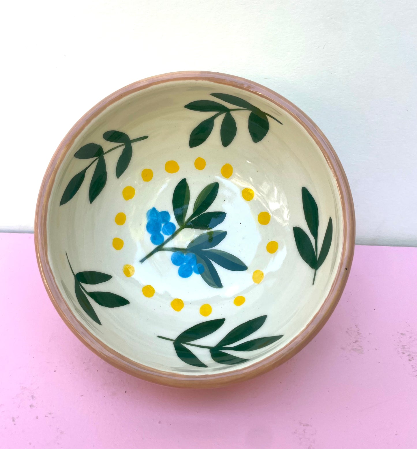 Ceramic Blueberry Bowl