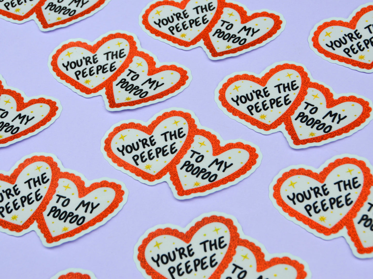 You're the Peepee to My Poopoo Vinyl Sticker