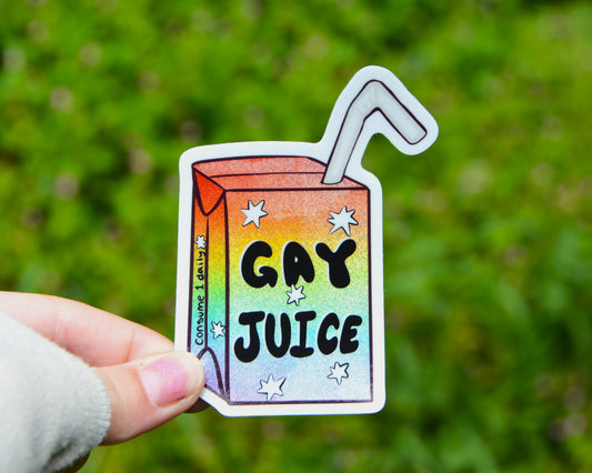 Gay Juice Sticker