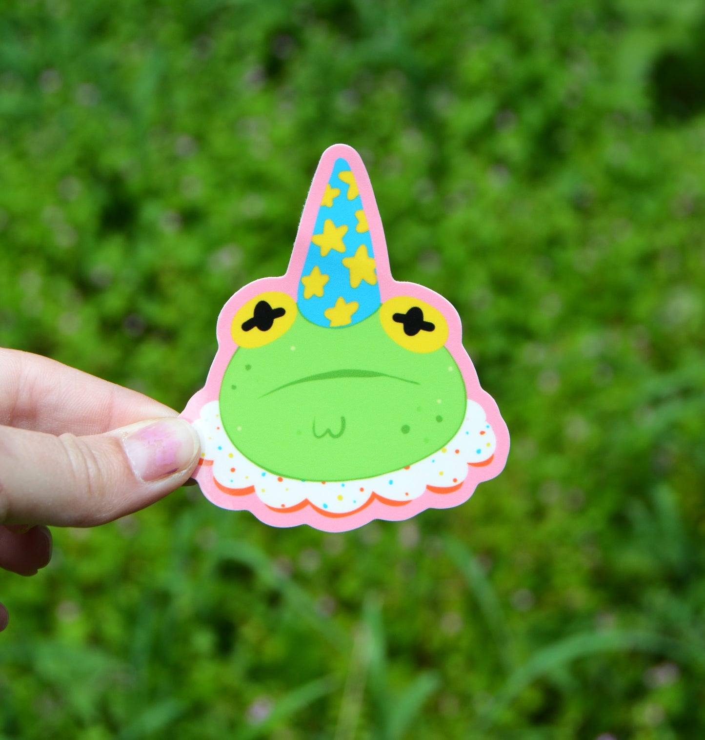 Frog Wizard Sticker