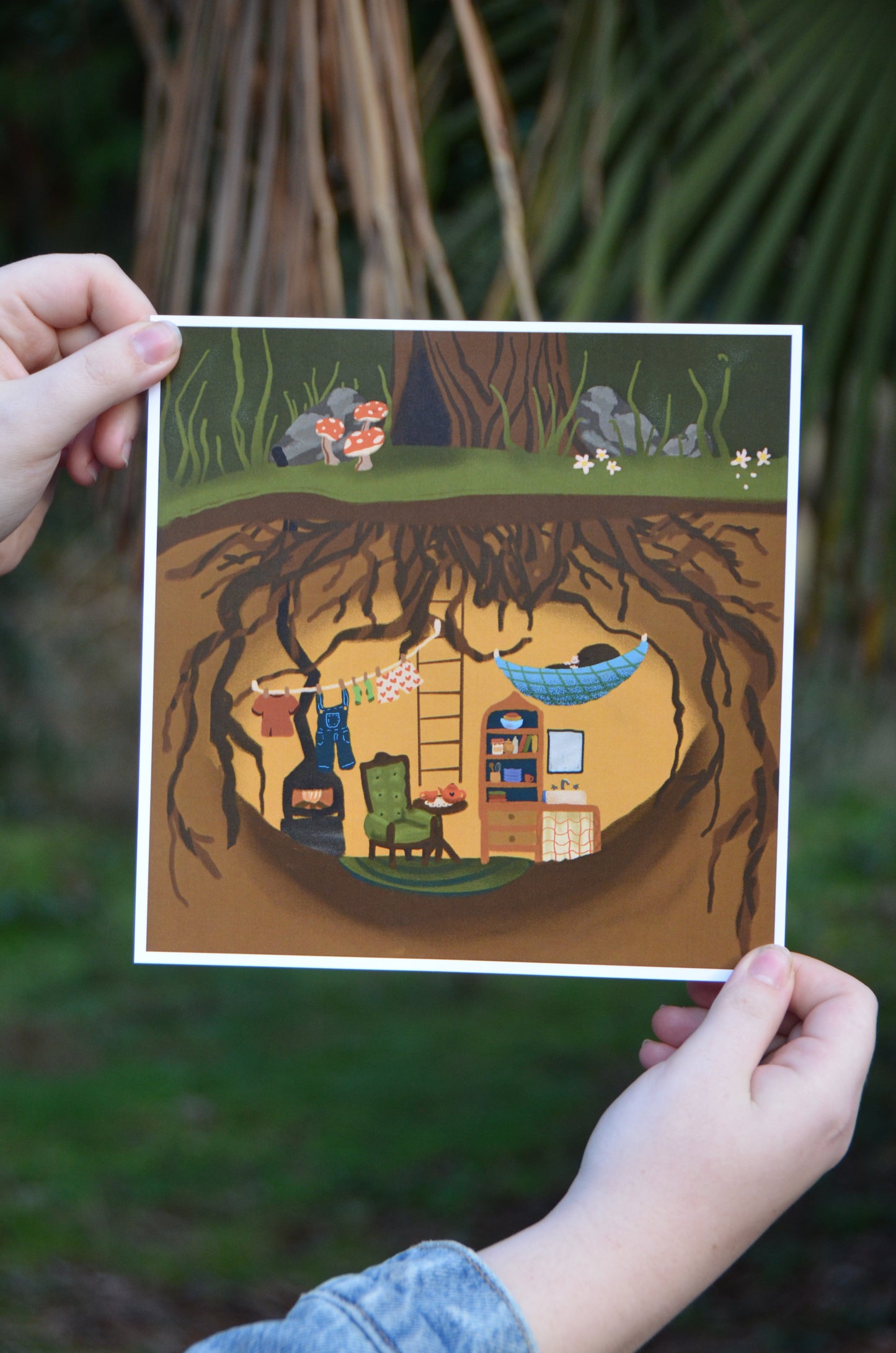 A Mole's Home Print