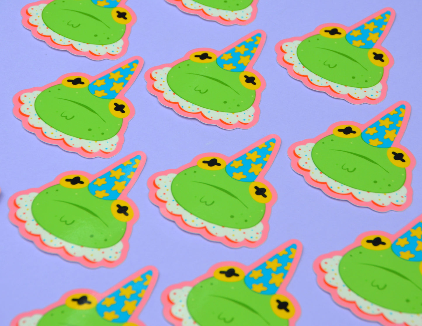 Frog Wizard Sticker