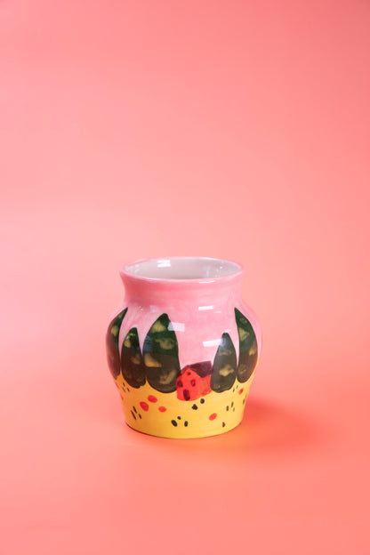 Little House On The Hill Vase