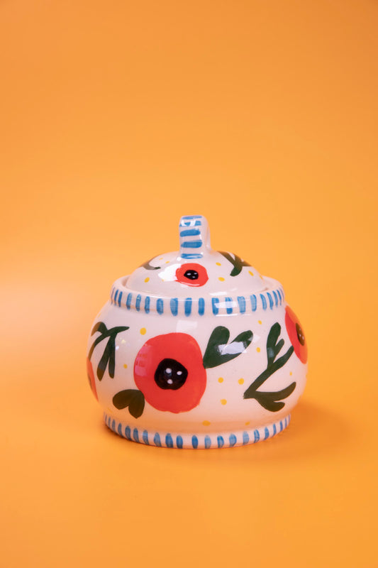 Wheel-Thrown Poppy Jar (Second)