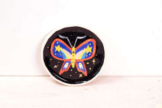 Space moth trinket dish