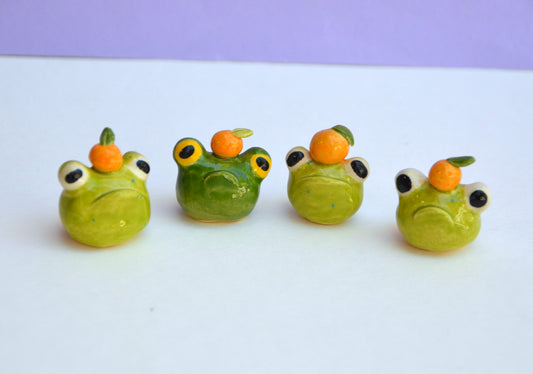 Mini Frog Heads with Oranges