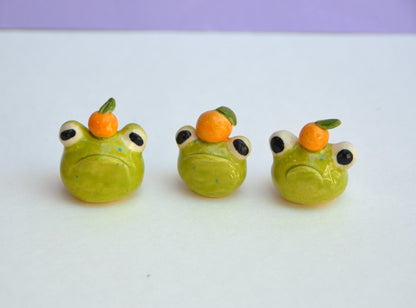 Mini Frog Heads with Oranges