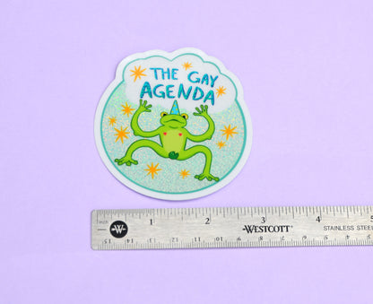 Gay Agenda Sticker