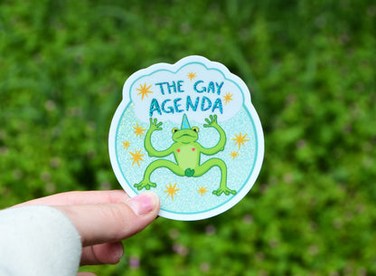 Gay Agenda Sticker