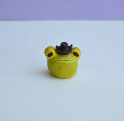 Mini Cowboy Frog Head