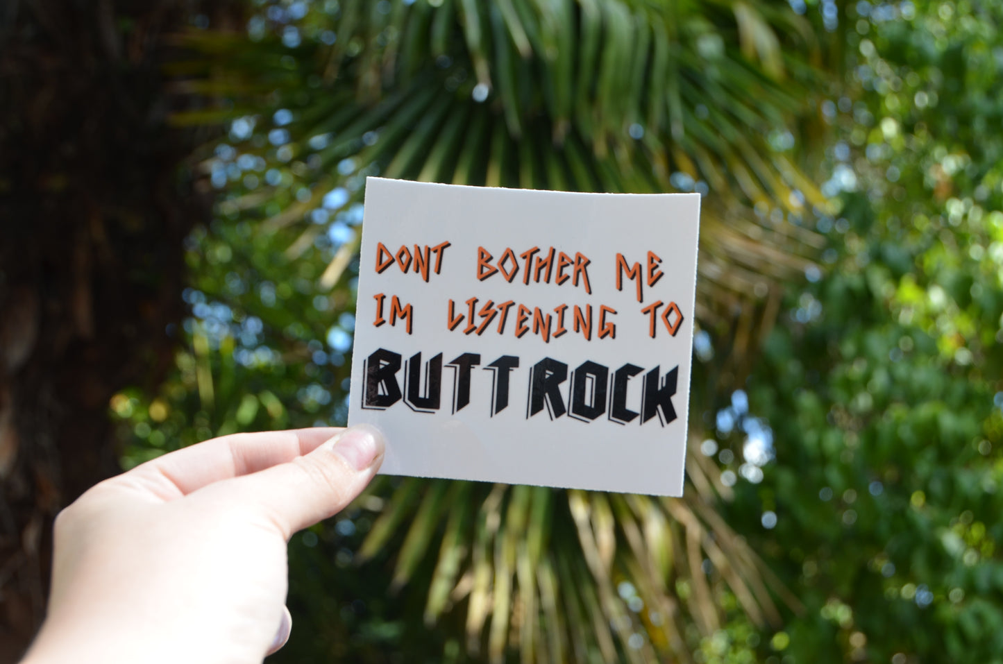 Butt Rock Sticker