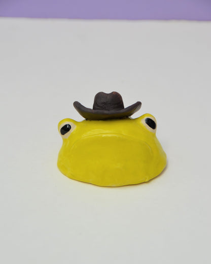 Cowboy Frog Bust