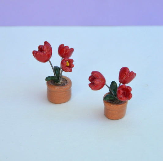 Mini Potted Ceramic Flower