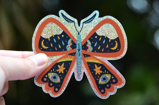 Sky Moth Sticker