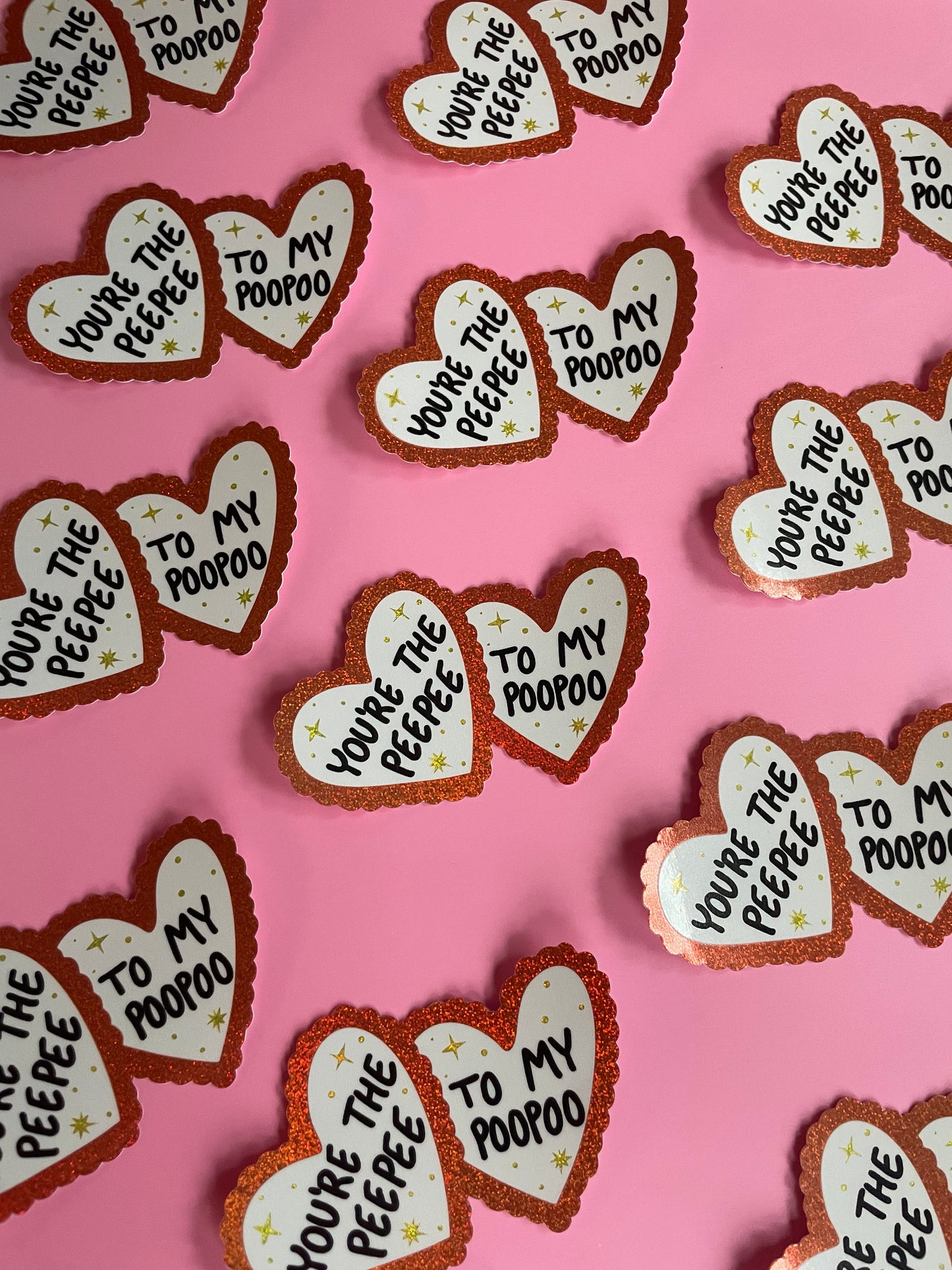 You're the Peepee to My Poopoo Vinyl Sticker