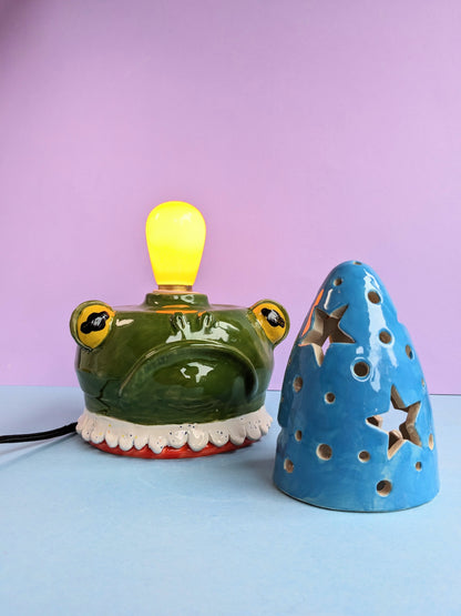 Frog Wizard Lamp