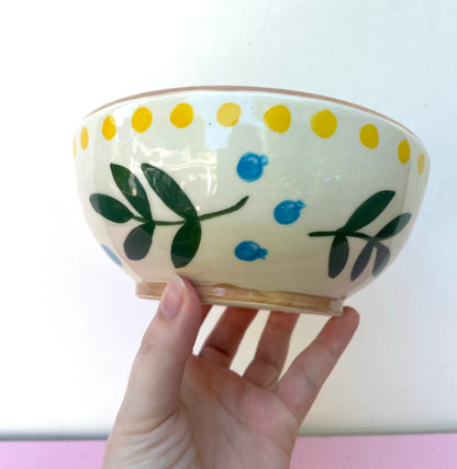 Ceramic Blueberry Bowl
