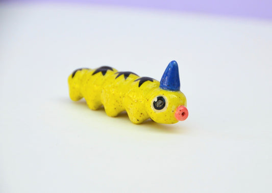 Caterpillar Ceramic Sculpture