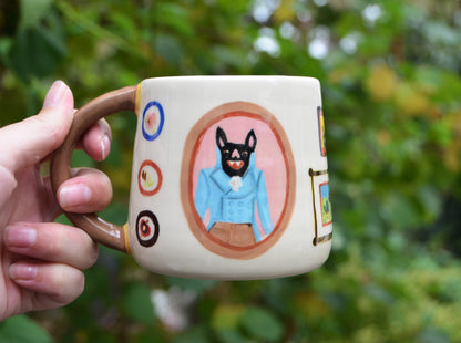 Rutherford P. Bat Portrait Mug