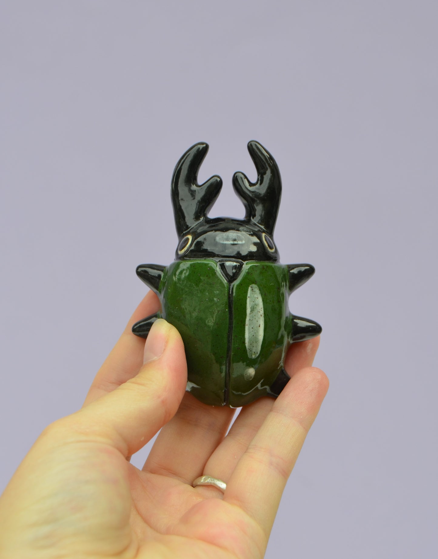 Green Beetle Wall Sculptures