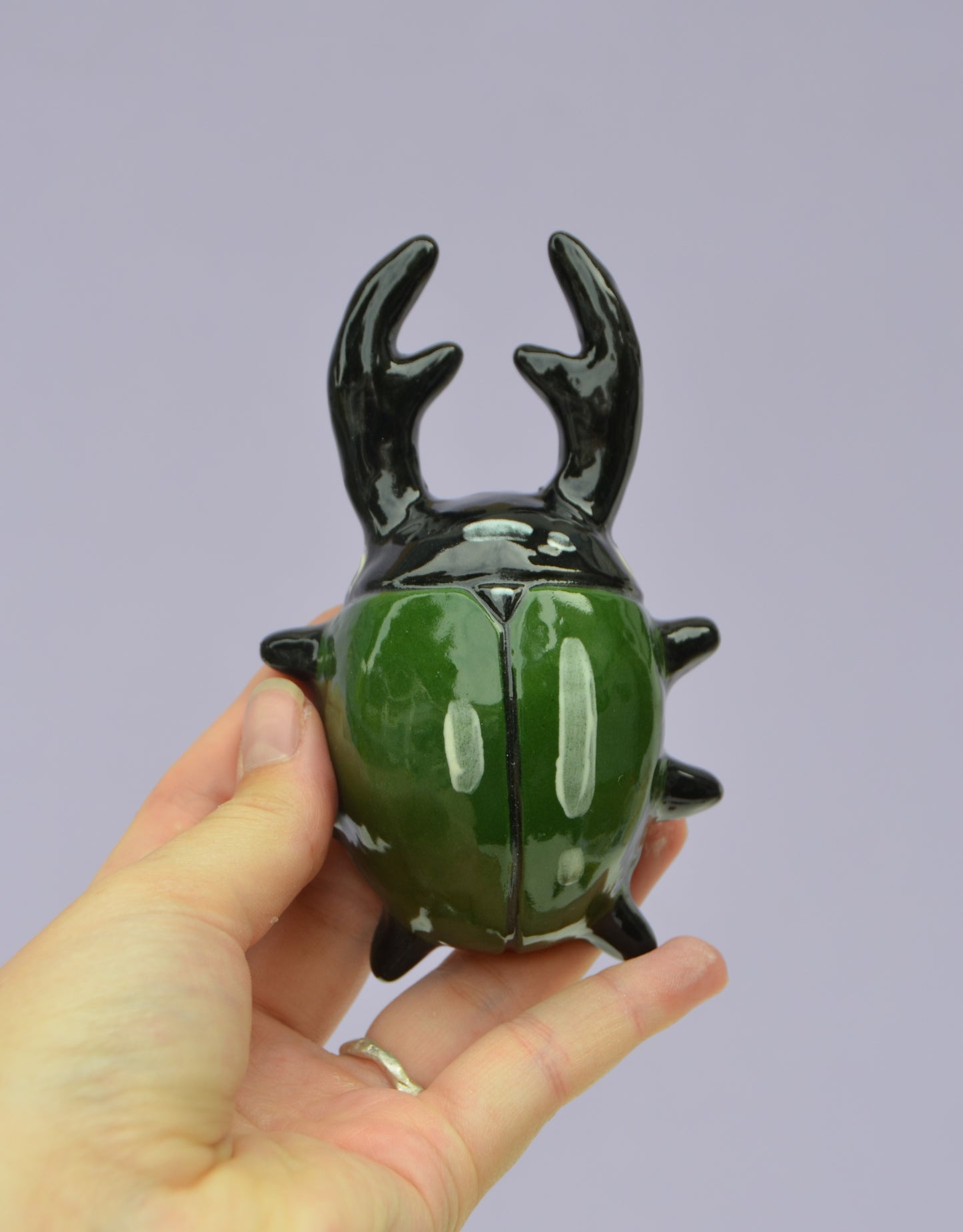 Green Beetle Wall Sculptures