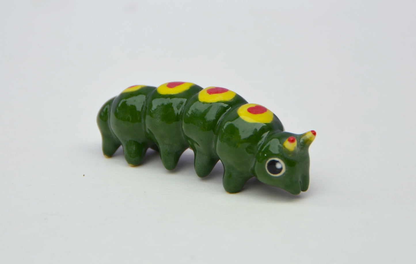 Caterpillar Ceramic Sculpture