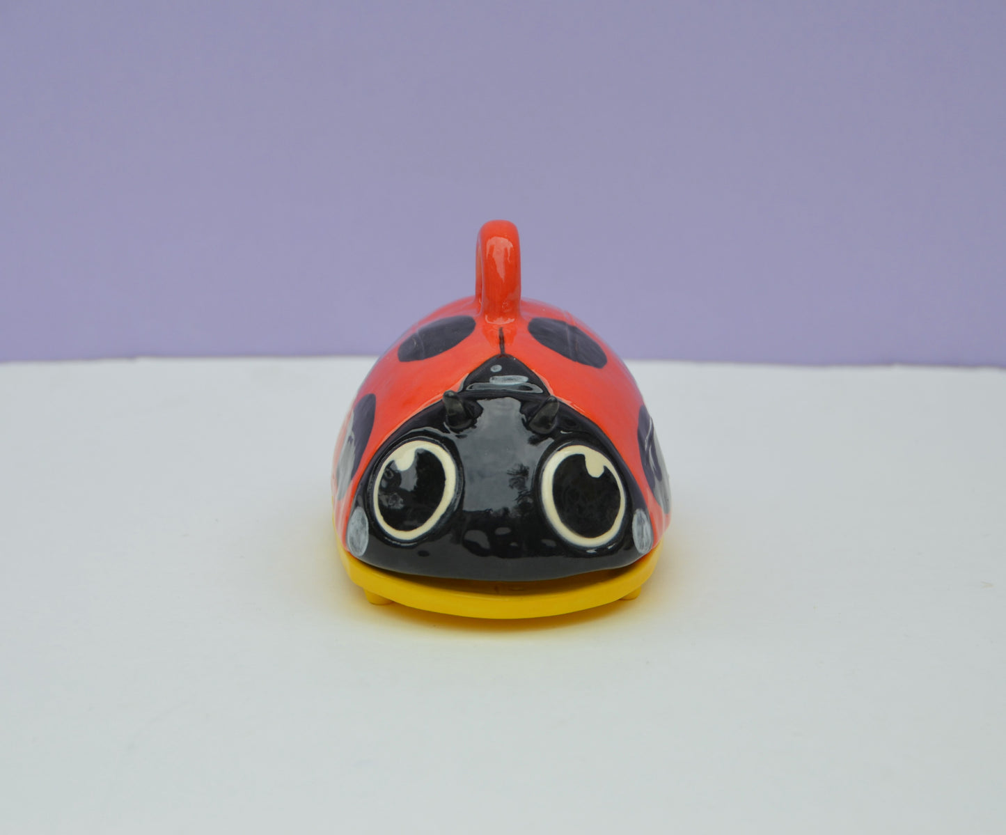 Lady Bug Butter Dish