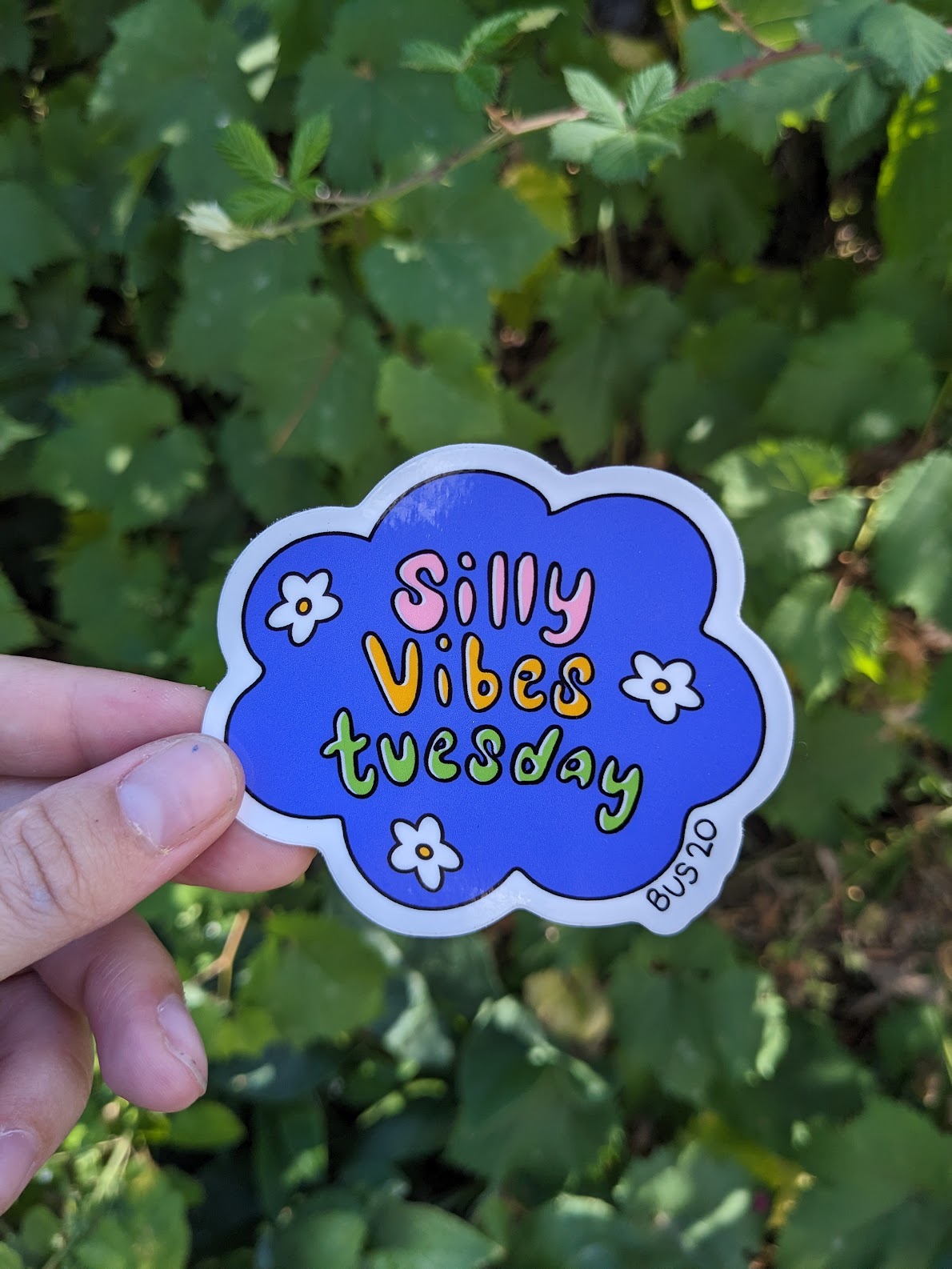 Silly Vibes Tuesday Vinyl Sticker