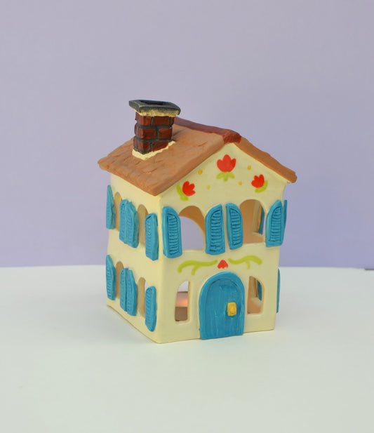 Little Folklore House Tea Light Holder SECOND